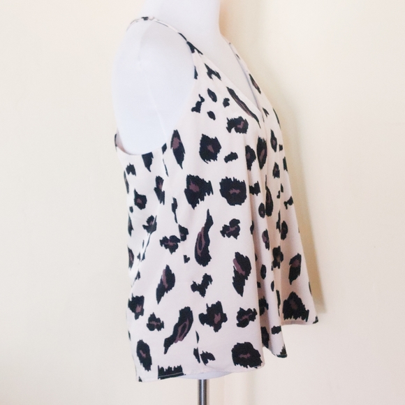 Vici Animal Print Leopard Racerback Flowy Fashion Tank Top Blouse - Picture 4 of 10